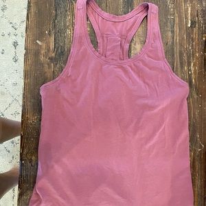 Lulu lemon, racer back tank top, size 10, maroon